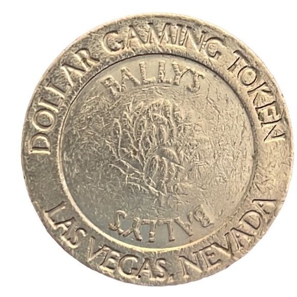 BALLYS Casino Gaming Token Las Vegas Nevada Dollar Coin Gambling Souvenir - Picture 1 of 2